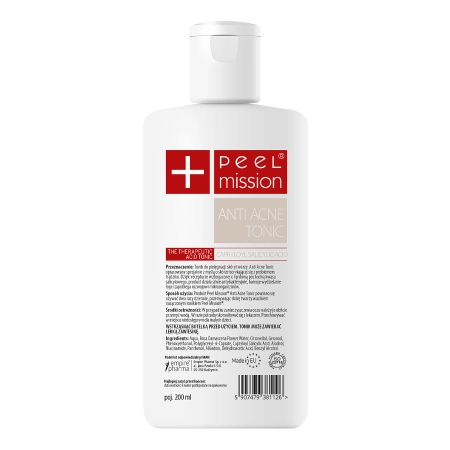 Peel Mission - Anti Acne Tonic - Tonikum s lipo hydroxylovou kyselinou - 200 ml
