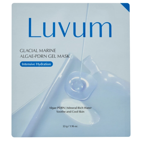 Luvum - Glacial Marine Algae-PDRN Gel Mask - Zklidňující hydrogelová maska s PDRN - 1ks/33g