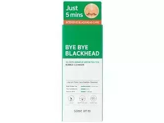 Some By Mi - Bye Bye Blackhead 30 Days Miracle Green Tea Tox Bubble Cleanser - Čisticí gel/pěna proti černým tečkám - 120 ml