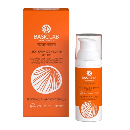BasicLab - Prevence a antioxidace - Lehký ochranný krém SPF50+ PPD 46,6 - 75 ml