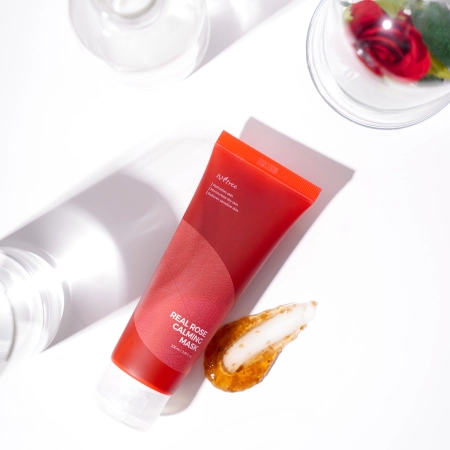 Isntree - Real Rose Calming Mask - Zklidňující maska s růží - 100 ml