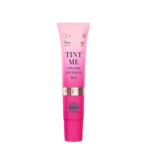 Claresa - Tint Me Creamy Lip Balm 3in1 SPF 30 - Tónovací balzám na rty s SPF 30 - Granita - 12 ml