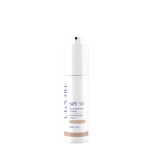 Clochee - Tónovací pleťový krém s filtrem SPF 50 - 50 ml