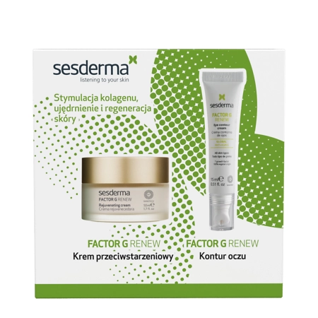 sesderma - Factor G Set - Regenerační a zpevňující sada produktů - Krém 50ml + Oční krém 15ml