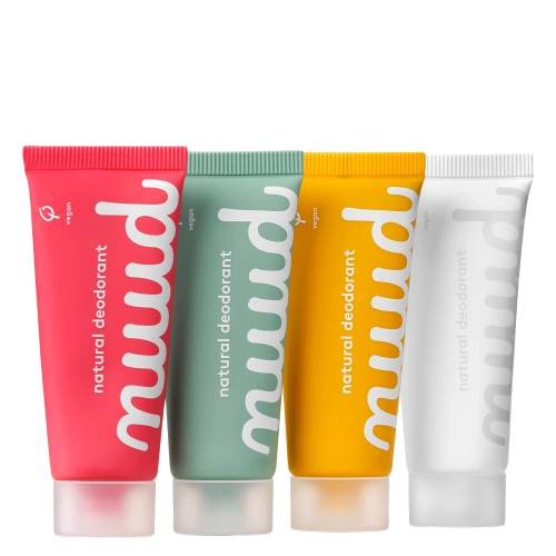 Nuud - Family Pack - Sada přírodních krémových deodorantů - 4x20ml