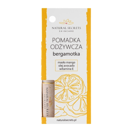 Natural Secrets - Ochranný balzám na rty - Bergamot - 3,5 g