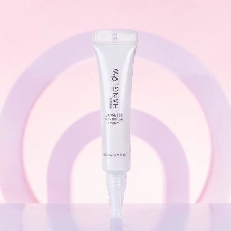 HanGlow - Darkless - Pink BB Eye Cream - Krém-Korektor pod oči - 15 ml