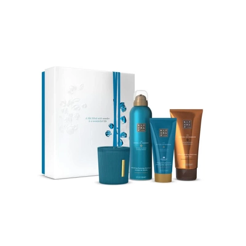 Rituals - The Ritual of Hammam Gift Set M - Dárková sada - Mýdlo 150 ml + Pěna 200 ml + Krém 100 ml + Svíčka 140 g