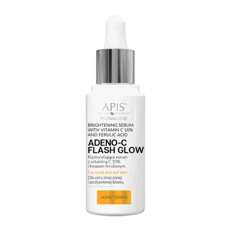 Apis - Adeno C Flash Glow - Rozjasňující pleťové sérum s vitaminem C a kyselinou ferulovou - 30 ml