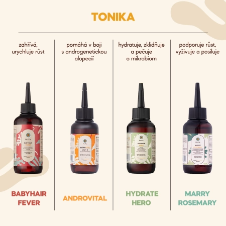 HairTry - Babyhair Fever - Rozehřívací tonikum pro růst vlasů - 200 ml