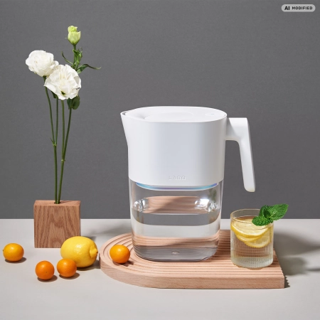 LARQ - Pitcher PureVis - Inteligentní, samočisticí filtrační džbán - Pure White - Objem: 1,9 l