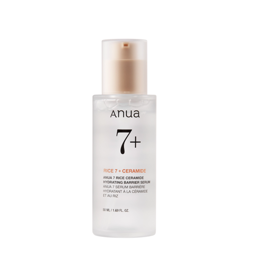 Anua - Rice 7 Ceramide Hydrating Barrier Serum - Rozjasňující sérum s rýží - 50 ml