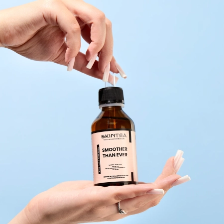SkinTra - Smoother Than Ever - Sérum s 12% kyselinou mléčnou na tělo a obličej - 100 ml 