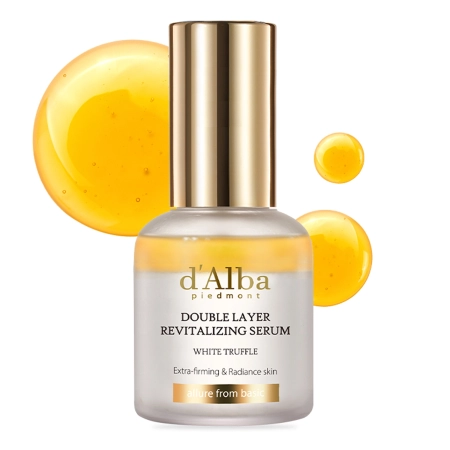 d'Alba - White Truffle Double Layer Revitalizing Serum - Revitalizační pleťové sérum - 30 ml