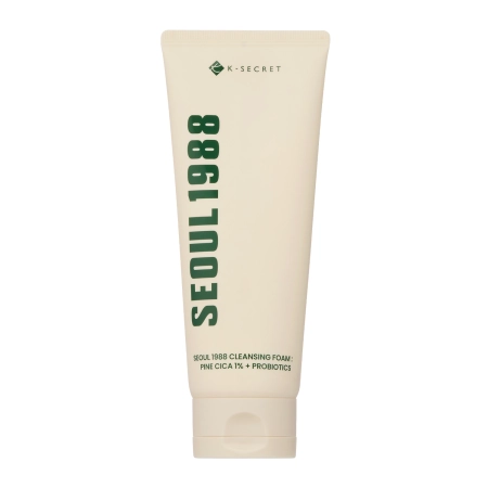 K-SECRET - SEOUL 1988 Cleansing Foam : Pine Cica 1% + Probiotics - Čisticí pěna na obličej - 150 ml