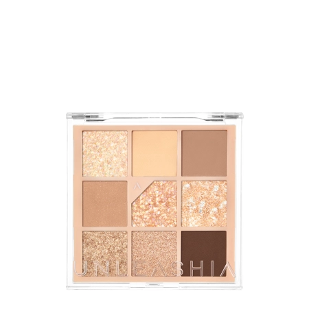 Unleashia - Glitterpedia Eye Palette - Veganská paleta očních stínů - 2 All of Brown - 6,6 g