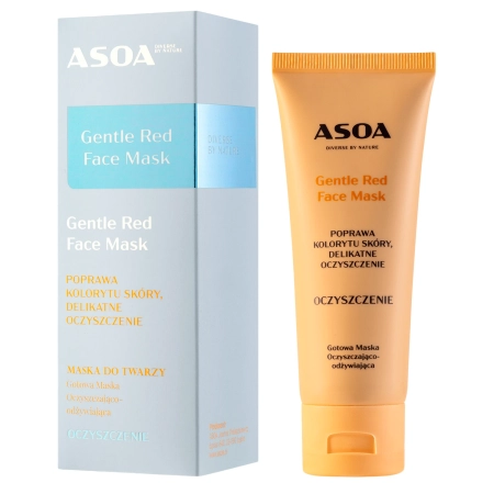 Asoa - Maska na obličej - Gentle Red - 75 ml