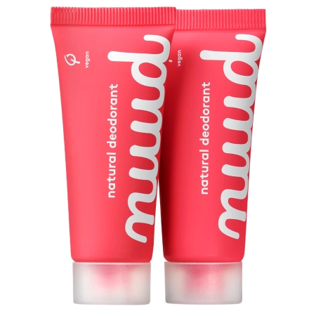 Nuud - Smarter Pack Red - Sada přírodních krémových deodorantů - 2x20 ml