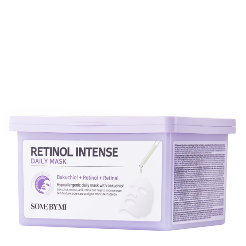 Some By Mi - Retinol Intense Daily Mask - Regenerační a liftingová sada pleťových masek v plátýnku  - 350 ml/30 ks