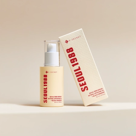 K-SECRET - SEOUL 1988 Serum : Retinal Liposome 2% + Black Ginseng - Zpevňující sérum s retinalem - 30 ml