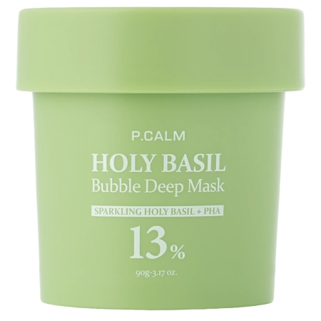 P.Calm - Holy Basil Bubble Deep Mask - Čistící bublinková maska - 90 g