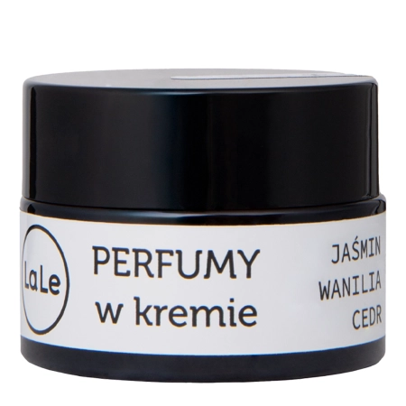 La-Le - Přírodní parfémovaný krém - Jasmín, vanilka a cedr - 15 ml