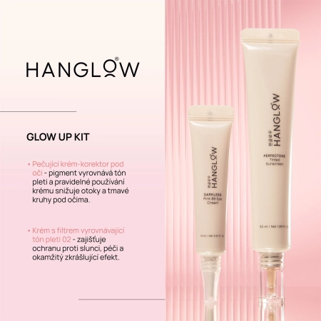 HanGlow - GlowUp Kit 02 - Oční krém 15 ml + Tónovací opalovací krém 50 ml