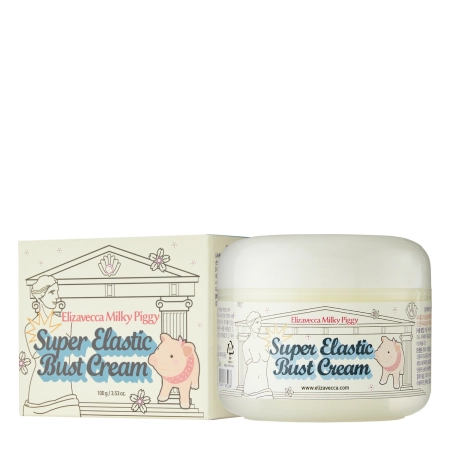 Elizavecca - Milky Piggy Super Elastic Bust Cream - Zpevňující krém na poprsí - 100 g