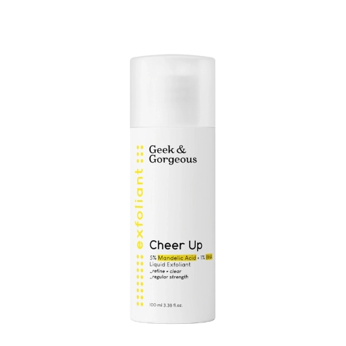 Geek & Gorgeous - Cheer Up - Středně silný peeling pro smíšenou a aknózní pleť s 6% kyselinou mandlovou a BHA - 100 ml