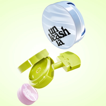 Unleashia - Satin Wear Healthy-Green Cushion Cover Package - Obal na polštářkový make-up -1 ks