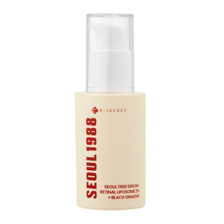 K-SECRET - SEOUL 1988 Serum : Retinal Liposome 2% + Black Ginseng - Zpevňující sérum s retinalem - 30 ml
