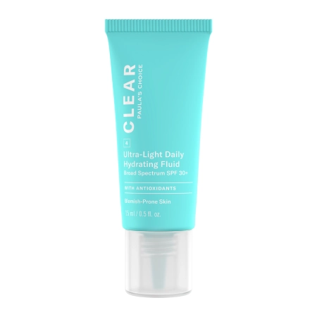 Paula's Choice - Clear - Ultra-Light Daily Hydrating Fluid SPF30 - Hydratační krém na opalování - 15 ml