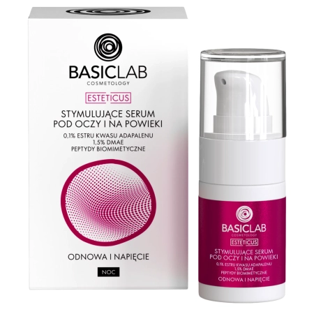 BasicLab - Stimulující sérum na oční okolí a víčka s adapinoidem - 15 ml