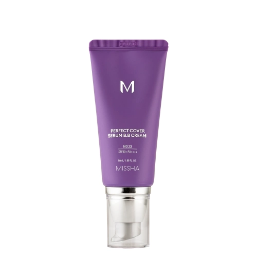 Missha - M Perfect Cover Serum BB Cream SPF50+/PA++++ - Krycí BB sérum - No.23 Natural Beige - 50 ml