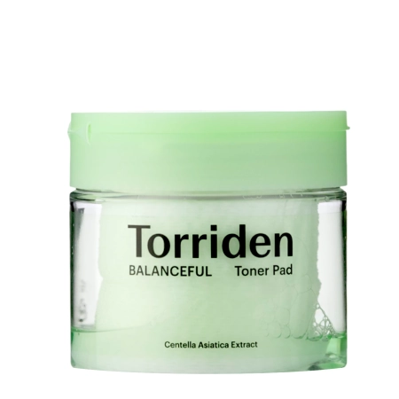 Torriden - Balanceful - Cica Toner Pad - Vyrovnávací polštářky na obličej - 60 ks