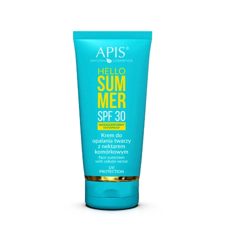 Apis - Hello Summer - SPF30 Waterproof - Face Sunscreen with Cellular Nectar - SPF krém s kmenovými buňkami - 50 ml