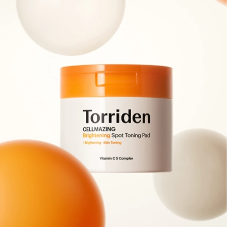 Torriden - Cellmazing Brightening Spot Toning Pad - Rozjasňující pleťové polštářky - 70 ks/175 ml