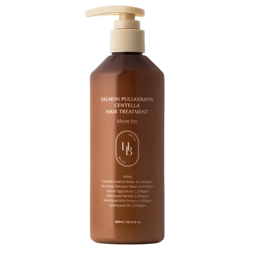 HEVEBLUE - Salmon PullKeratin Centella Hair Treatment - Regenerační kondicionér na vlasy - 300 ml