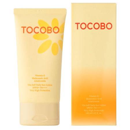 Tocobo - Vita Soft Daily Sun Lotion SPF50+ PA++++ - Lehký opalovací krém na obličej - 150 ml