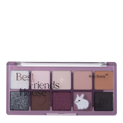 Milk Touch - Best Friends Eye Pallette - Paletka očních stínů - 02 Rosy Bunny - 9.8 g