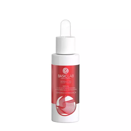 BasicLab - Esteticus - Obnova a stimulace - Noční sérum s 0,5% retinolem, koenzymem Q10 a skvalanem - 30 ml
