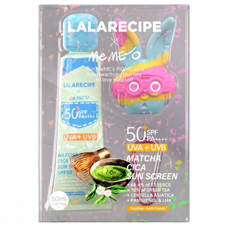 Lalarecipe - Matcha Cica Sun Cream - Zklidňující opalovací krém SPF50+ PA++++ - 50 ml