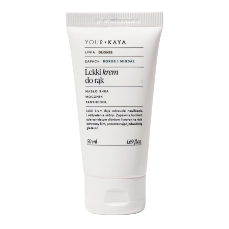 Your Kaya - Lehký krém na ruce s vůní kokosu a mandlí - 50 ml 