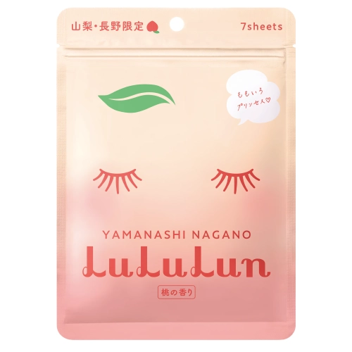 LuLuLun - Premium Sheet Mask Yamanashi Peach - Sada hydratačních plátýnkových masek - Broskev - 7 ks