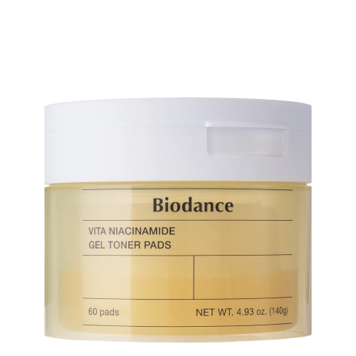 Biodance - Vita Niacinamide Gel Toner Pads - Rozjasňující tampónky na obličej - 60ks