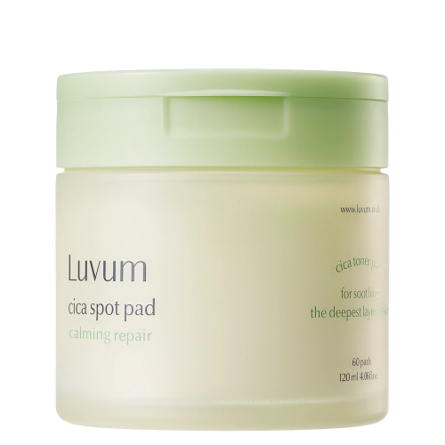 Luvum - Calming Repair Cica Spot Pad - Zklidňující polštářky na obličej - 60ks/120ml