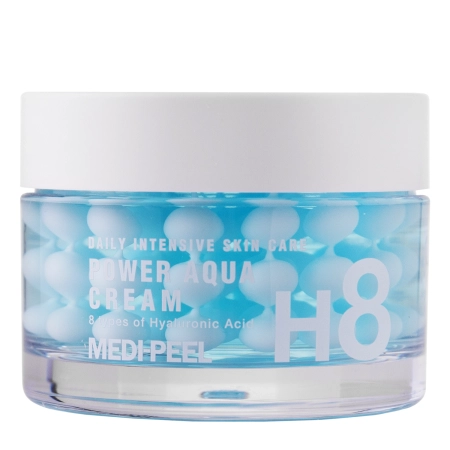 Medi-Peel - Power Aqua Cream - Intenzivní hydratační krém s hyaluronovými kapslemi - 50 ml
