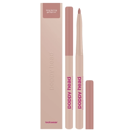 Poppy Head - Lockwear Long-Lasting Gel Lipliner - Dlouhotrvající gelová konturovací tužka na rty - 02 Blush Hour - 0,6 g