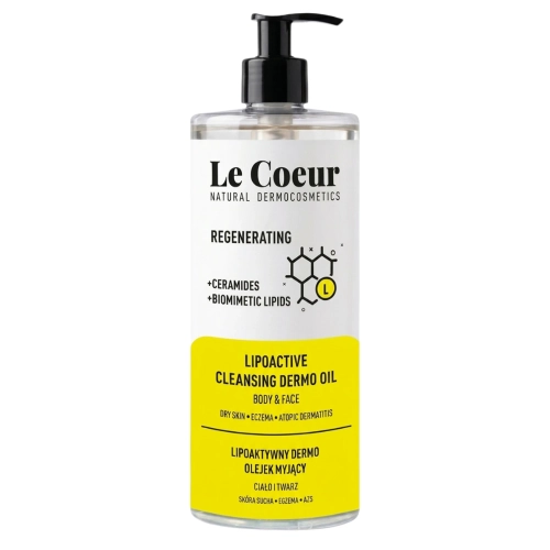 Le Coeur - Regenerating - Lipoaktivní dermo čisticí olej na obličej a tělo - 700 ml