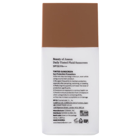 Beauty of Joseon - Daily Tinted Fluid Sunscreen #MY220 - Lehký tónovací krém s SPF - 50 ml